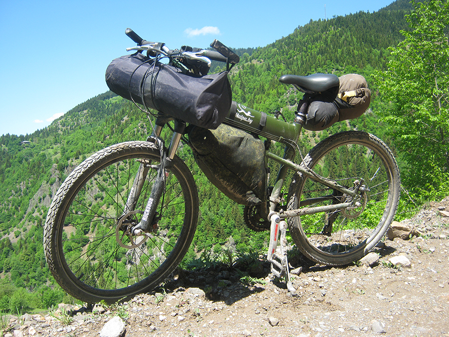 Складной велосипед для похода