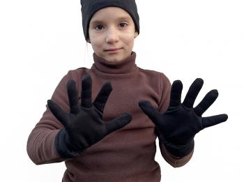 Детские флисовые перчатки