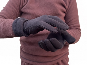 Детские флисовые перчатки