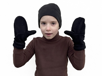 Детские варежки демисезонные