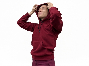 Худи из теплого флиса