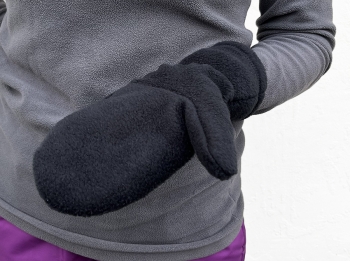 Варежки флисовые демисезонные