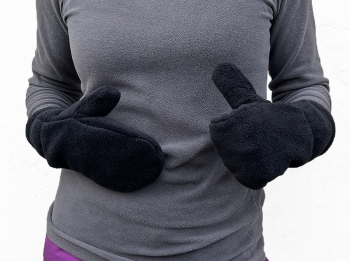 Варежки флисовые демисезонные