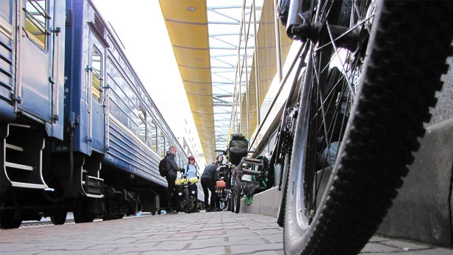 действия до посадки в поезд с велосипедом
