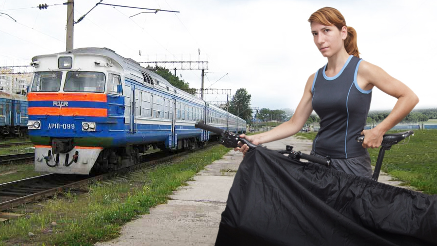 как перевозить зачехленный велосипед в дизеле Беларуси