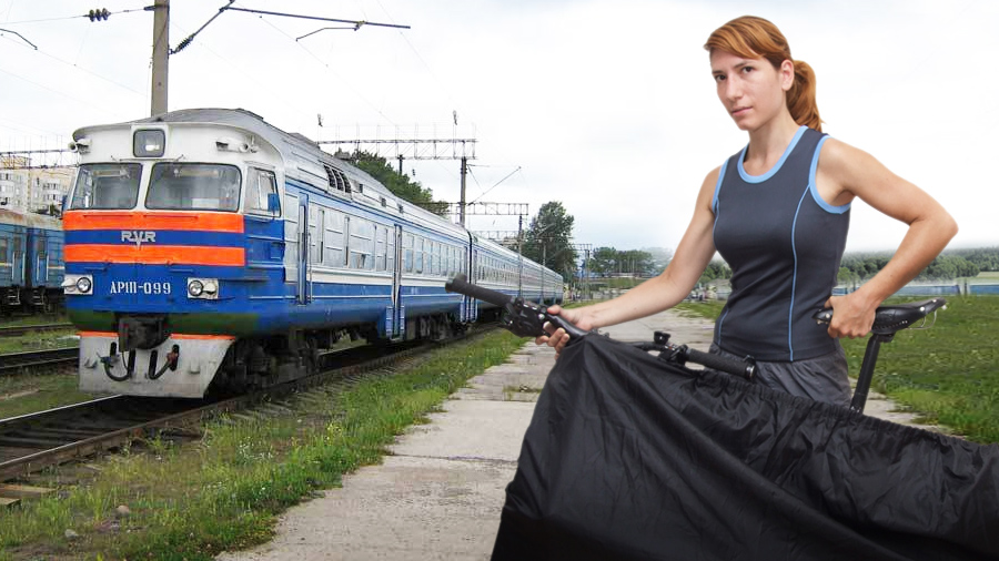 как перевозить зачехленный велосипед в поезде Беларуси