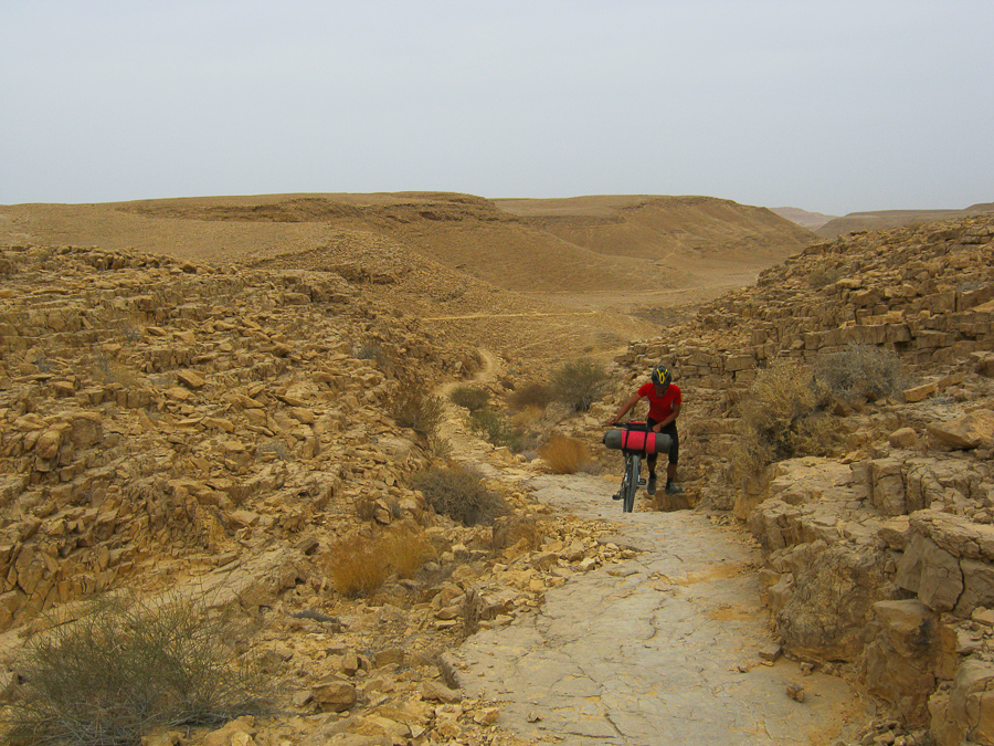 по маршруту Israel Bike Trail