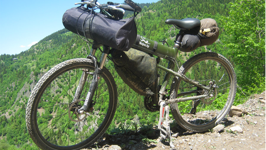Велосипед с сумками